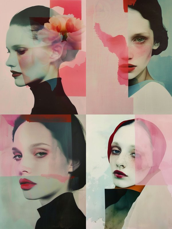 Fragmented Femininity in Pink