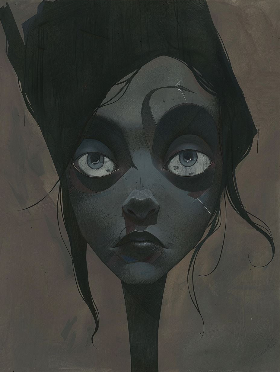 Haunting Gazes: A Study in Melancholy - Image 3