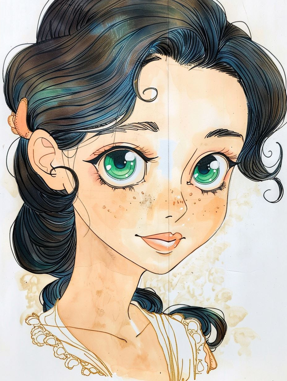 Ethereal Gazes: A Study of Digital Portraits - Image 4