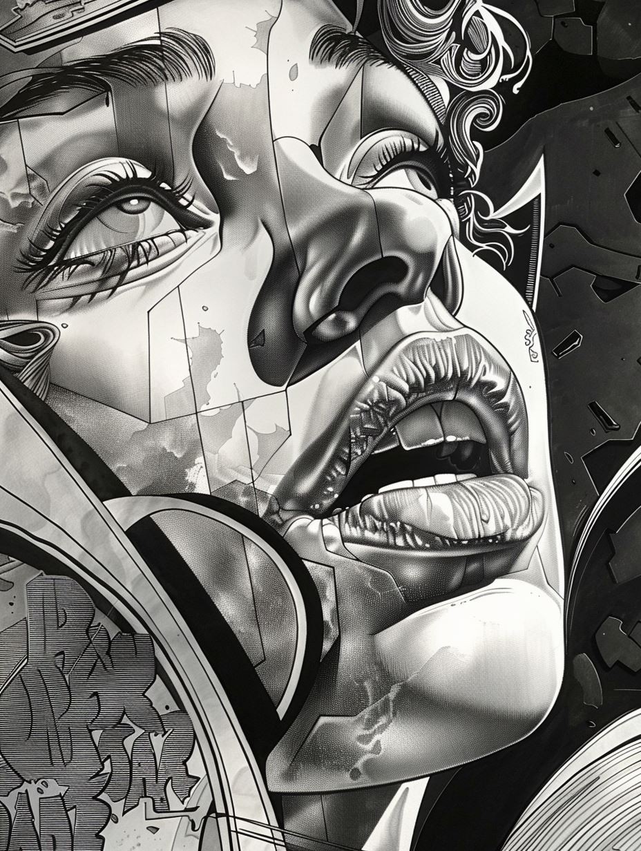 Cyber-Noir Chrome Fragment - Image 1