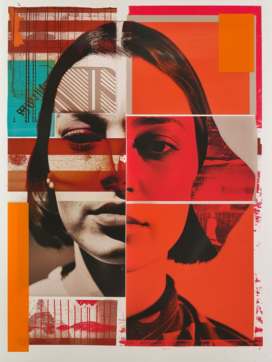 Fragmented Visions in Red - Image 3