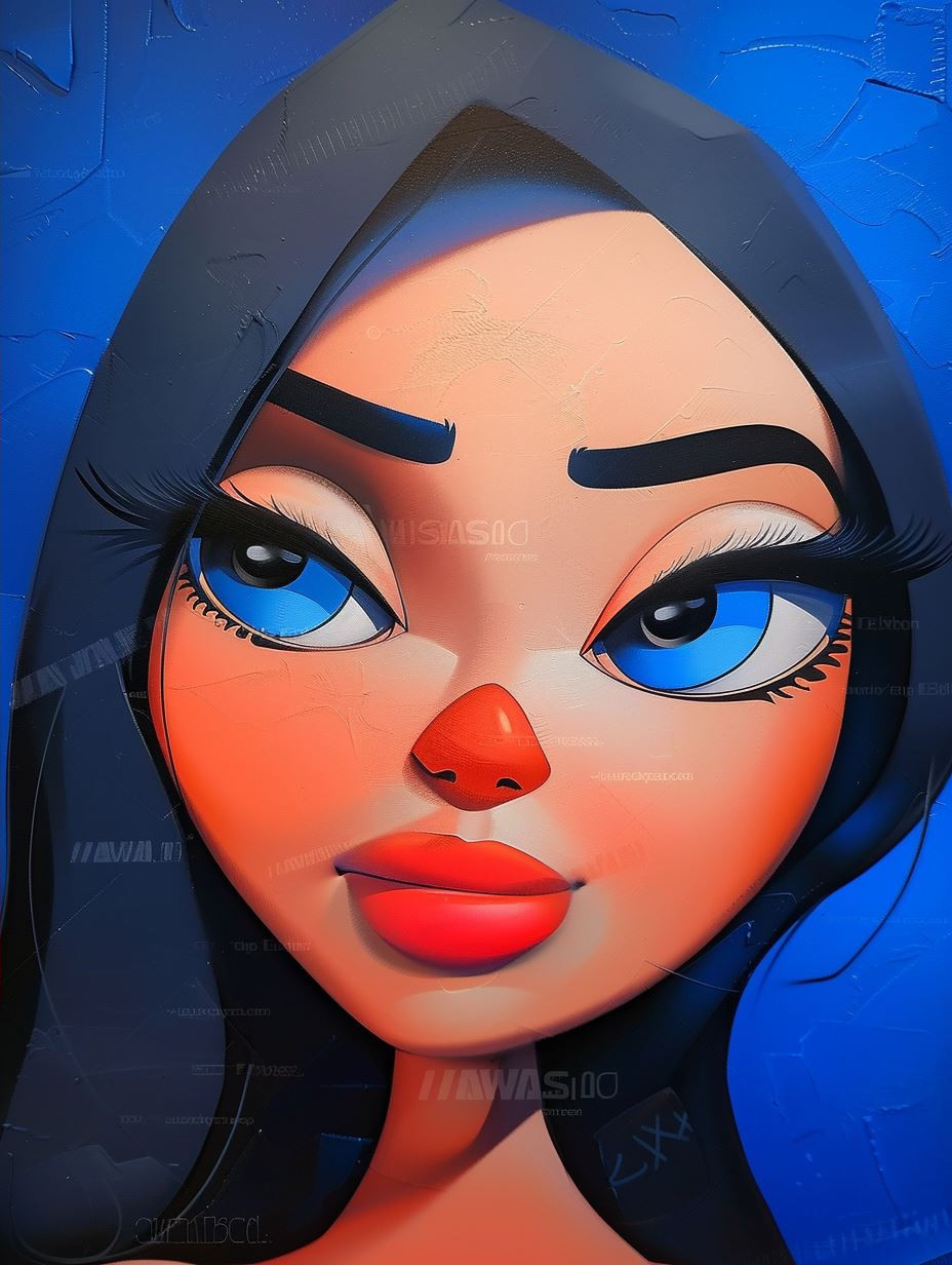 Stylized Digital Portraits of a Modern Muse - Image 2