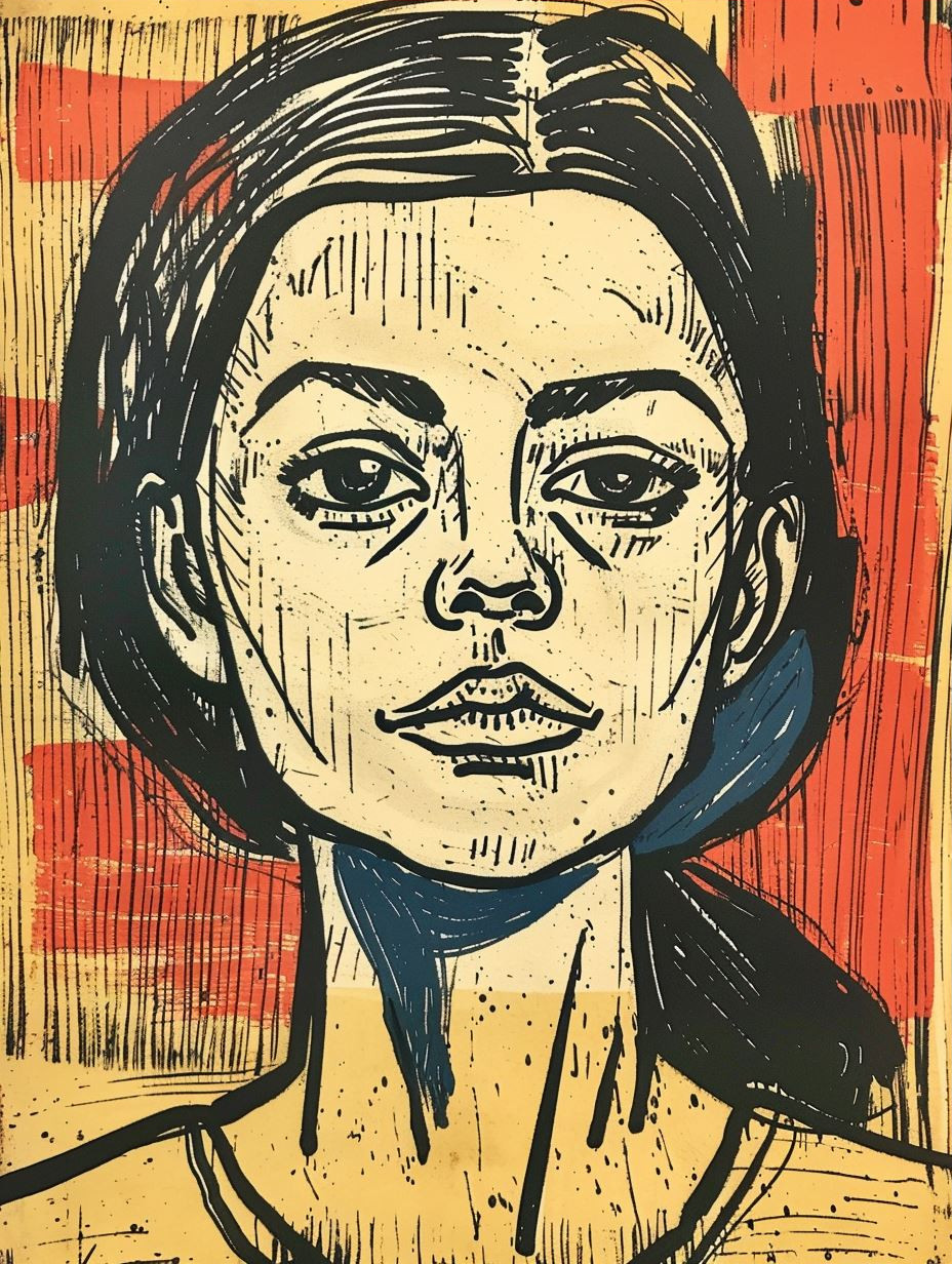 Abstract Expressionist Portrait Studies - Image 3