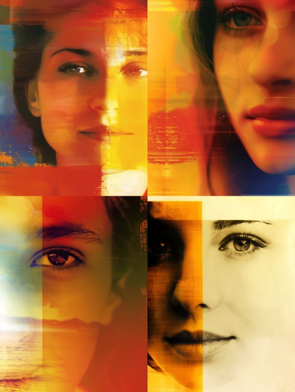 Fragmented Visions of Feminine Gazes