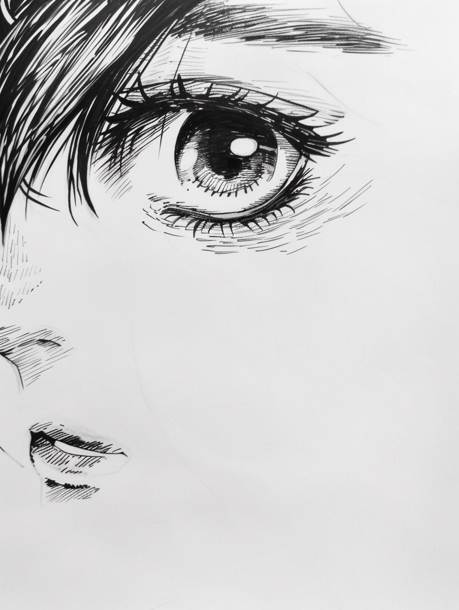 Whispers of Ink: Emotional Manga Portraits - Image 3