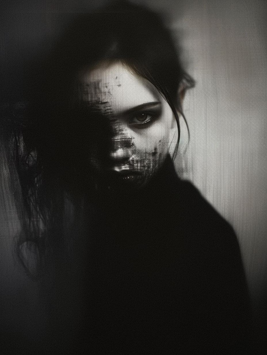 Melancholic Shadows of Ethereal Portraits - Image 3