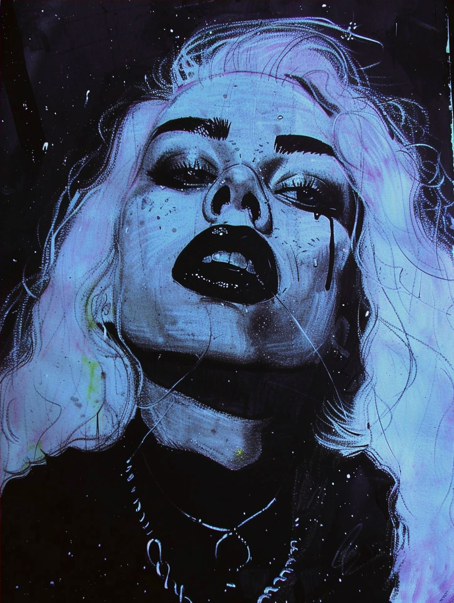 Neon Prism Cyber Portrait - Image 4