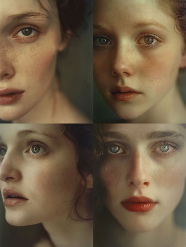 Ethereal Gazes: A Study of Soft Portraits
