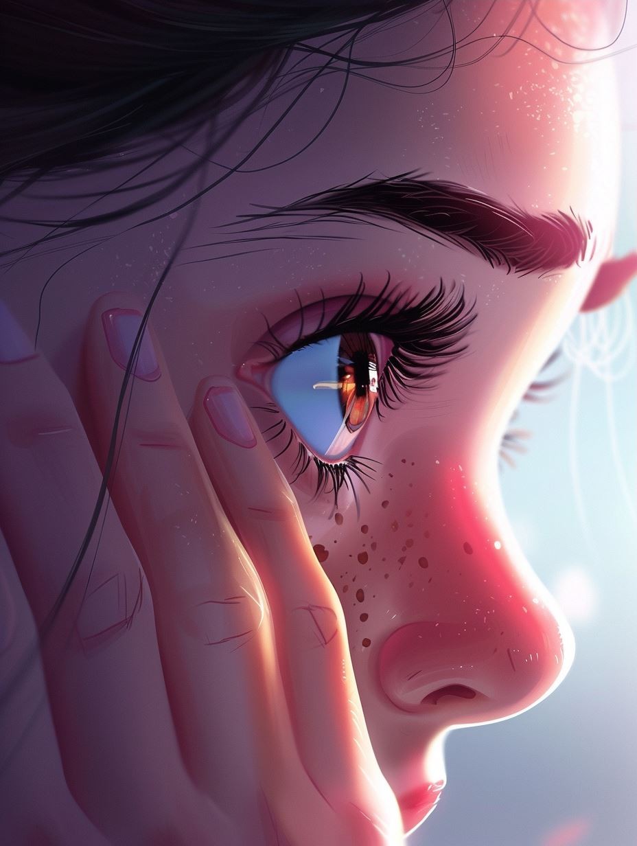 Ethereal Dreamy Digital Portrait - Image 3