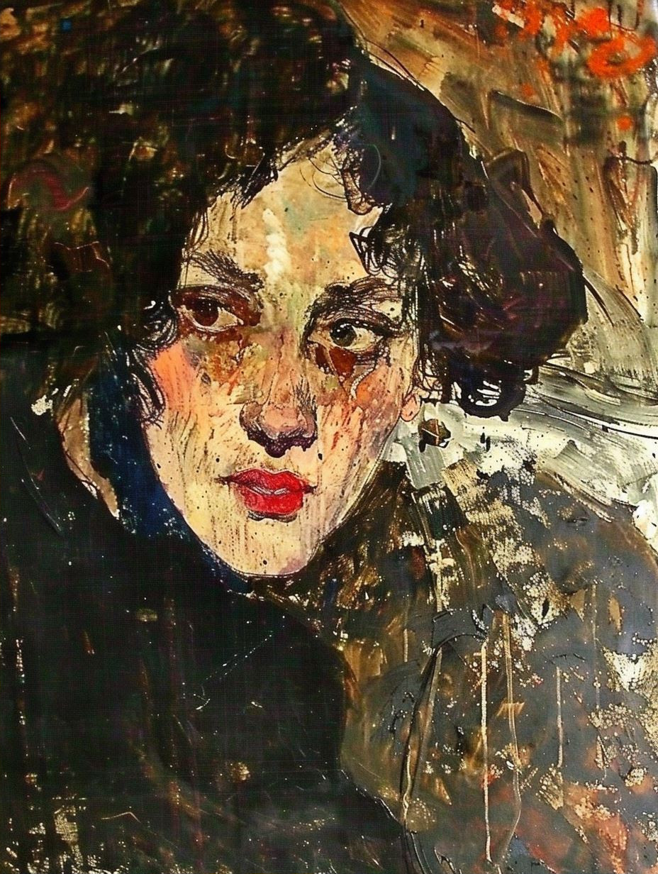 Expressive Impasto Portrait Studies - Image 2