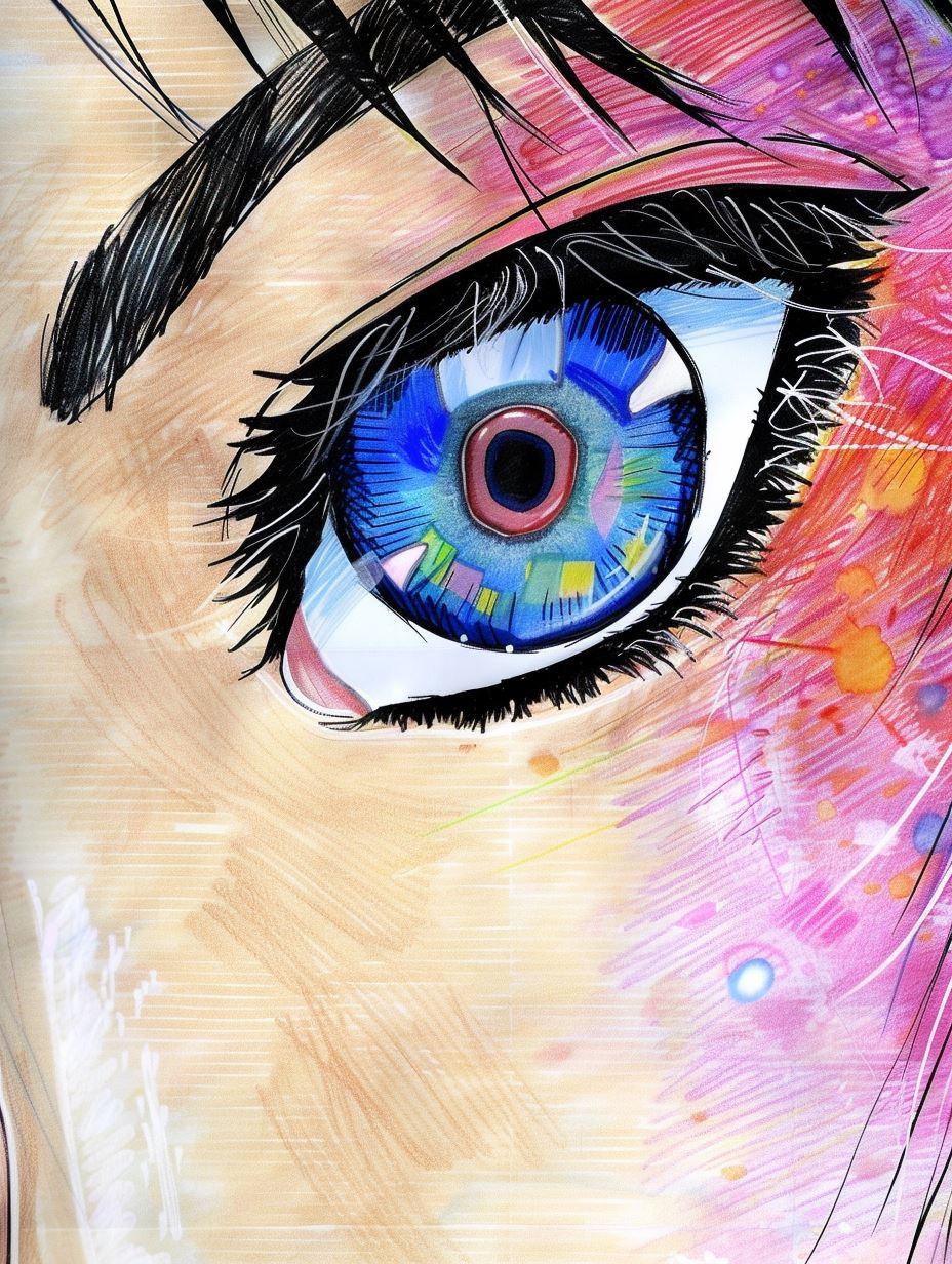 Celestial Gazes: Anime Eye Art Collection - Image 4