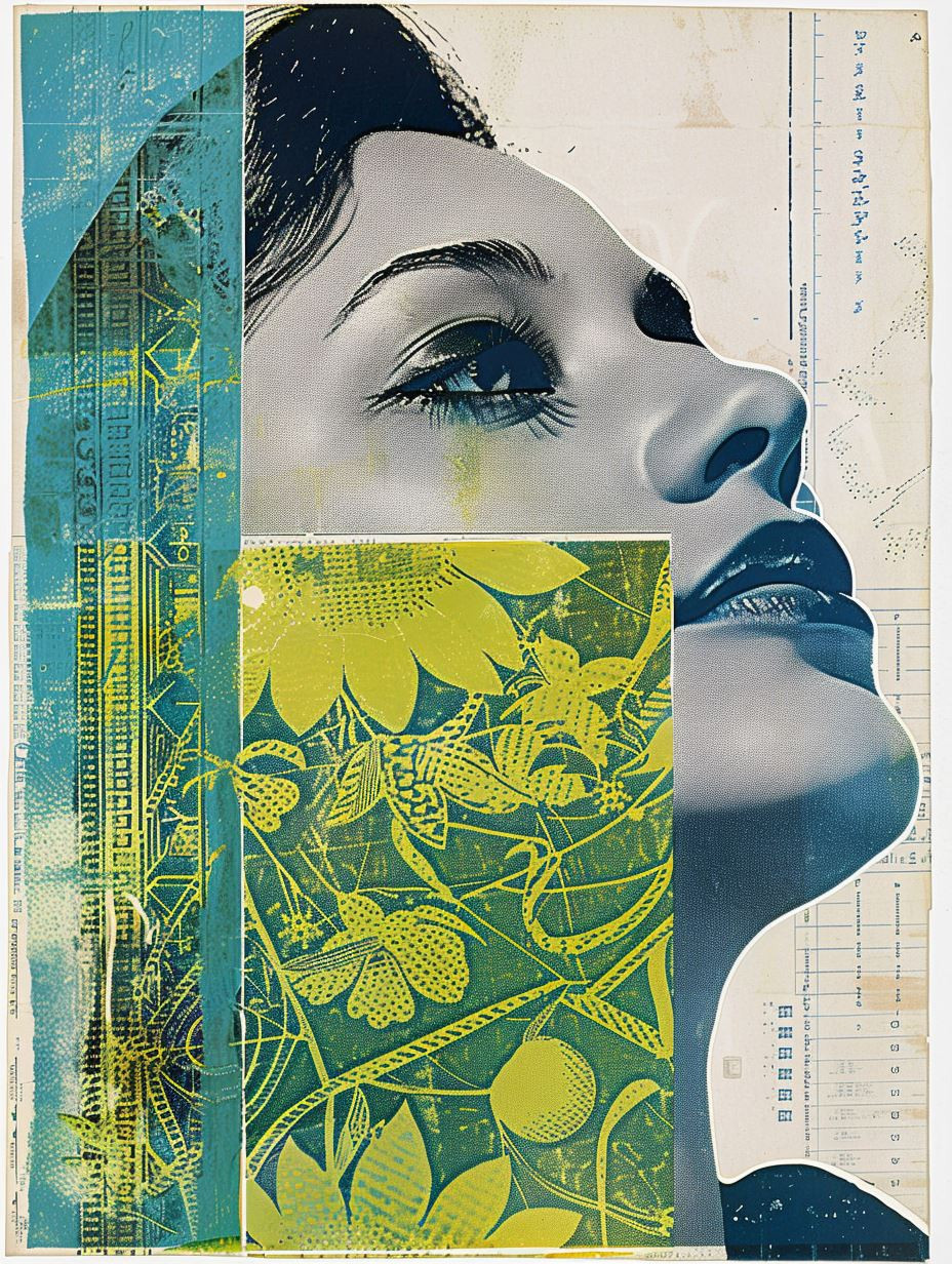 Fragmented Portraits in Mixed Media - Image 2