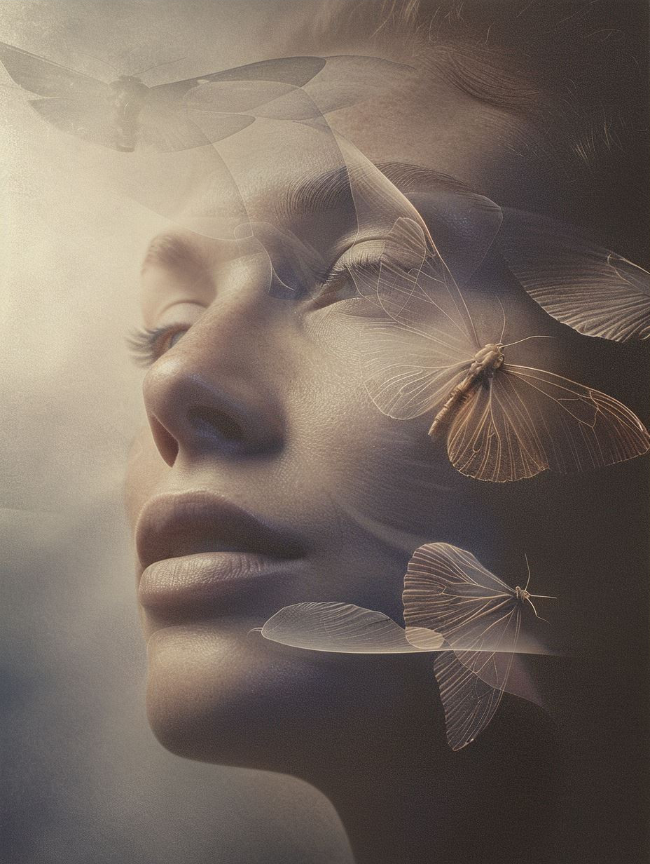 Ethereal Whispers of Dreamy Faces - Image 3
