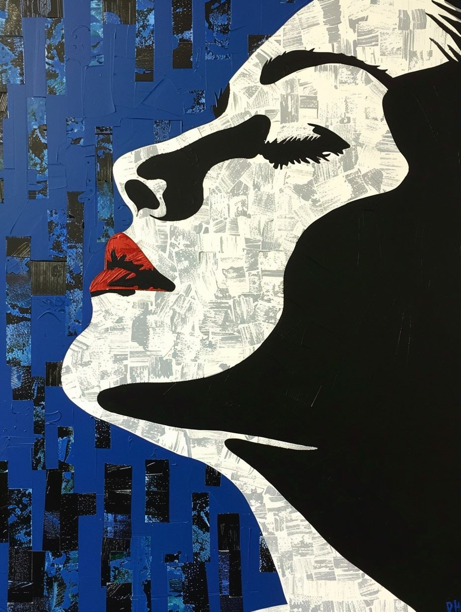 Fragmented Portraits in High Contrast - Image 1