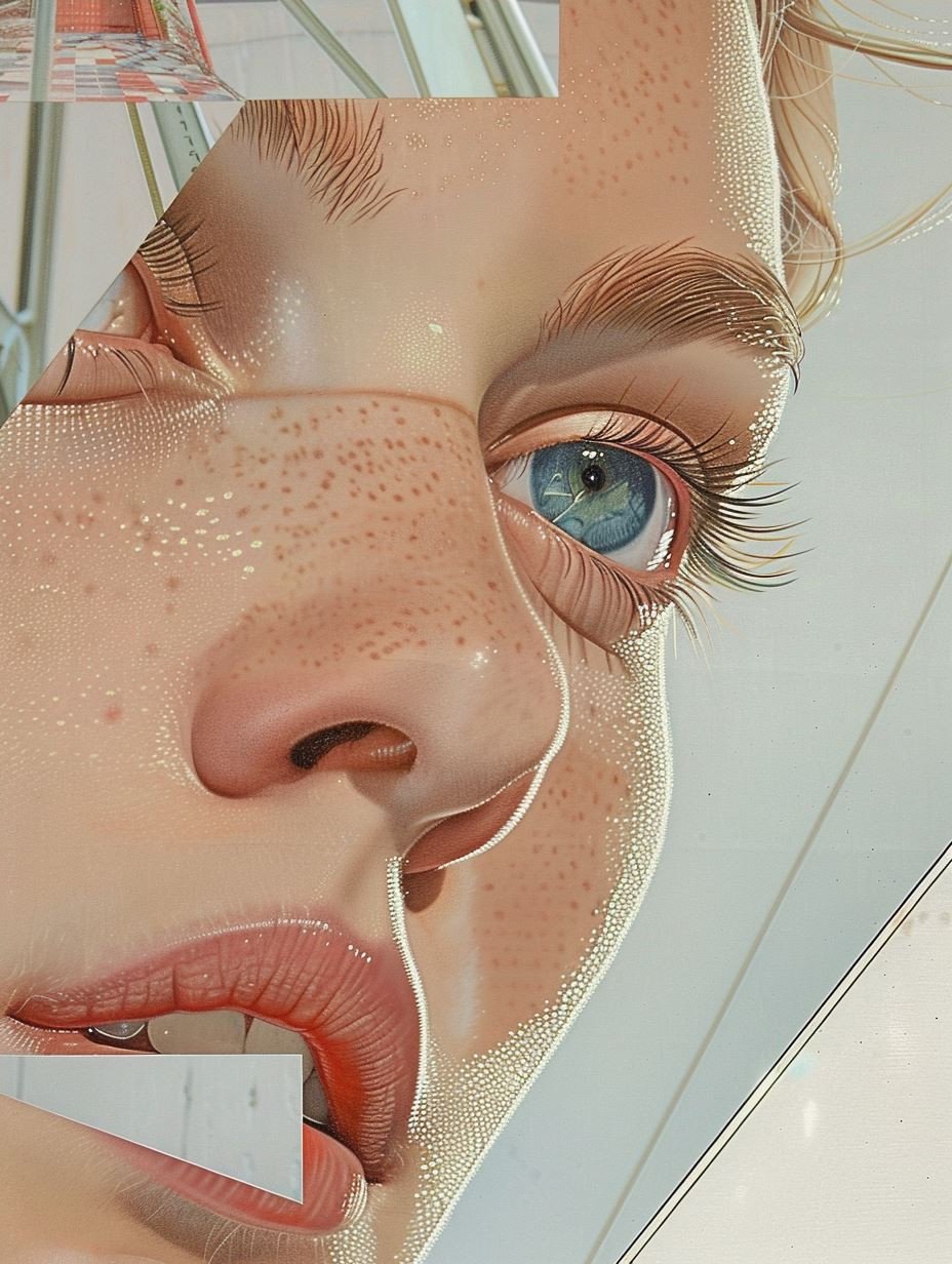 Fragmented Beauty: A Digital Collage - Image 4