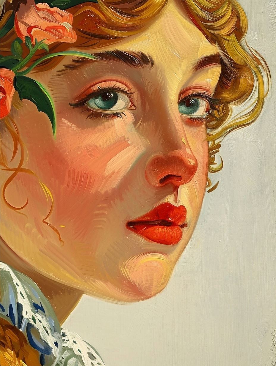 Sunlit Canvas Gaze - Image 2