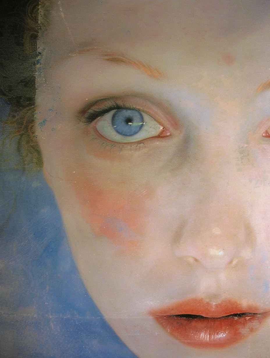 Ethereal Pale Portraiture Study - Image 3