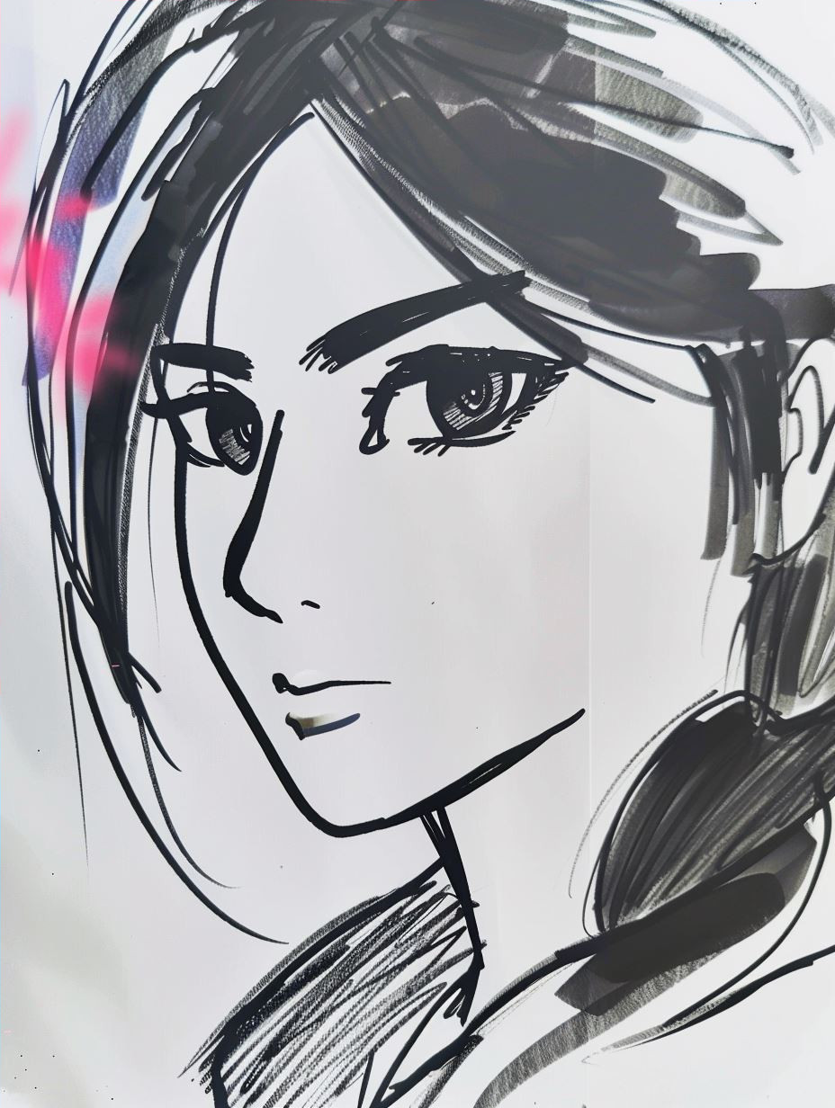 Vibrant Digital Portrait Art Study - Image 4