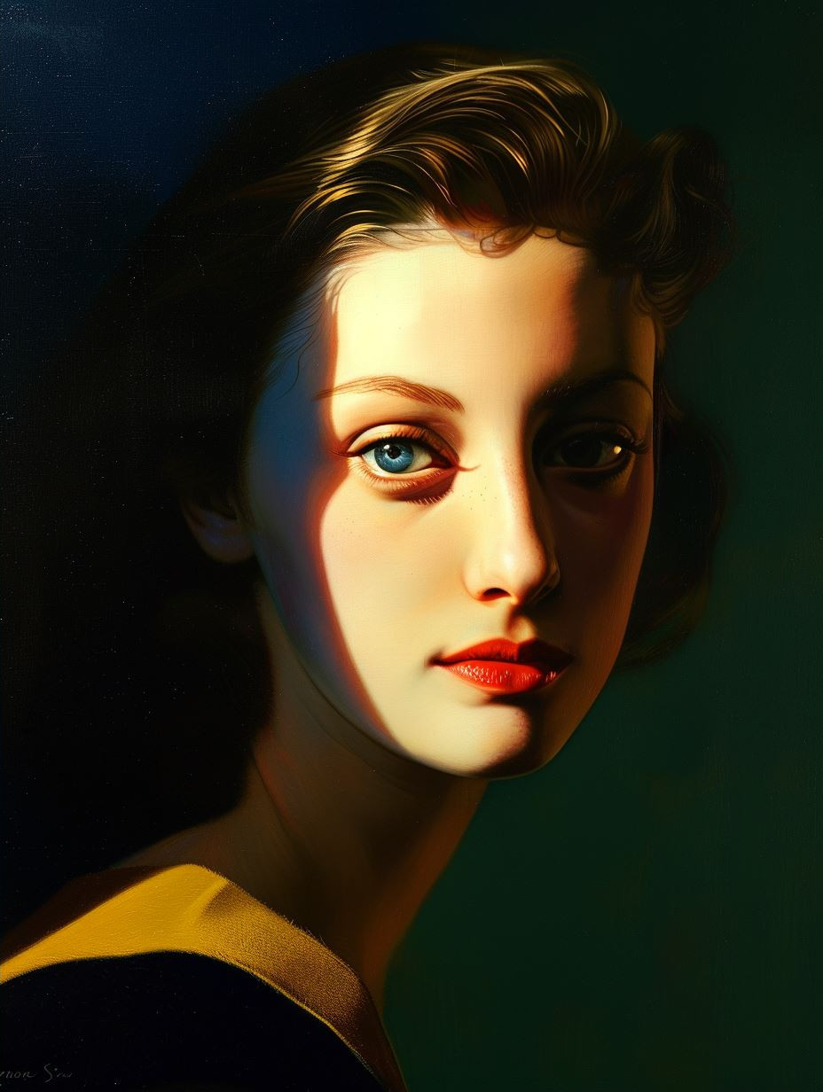 Moody Cinematic Portraiture Study - Image 2