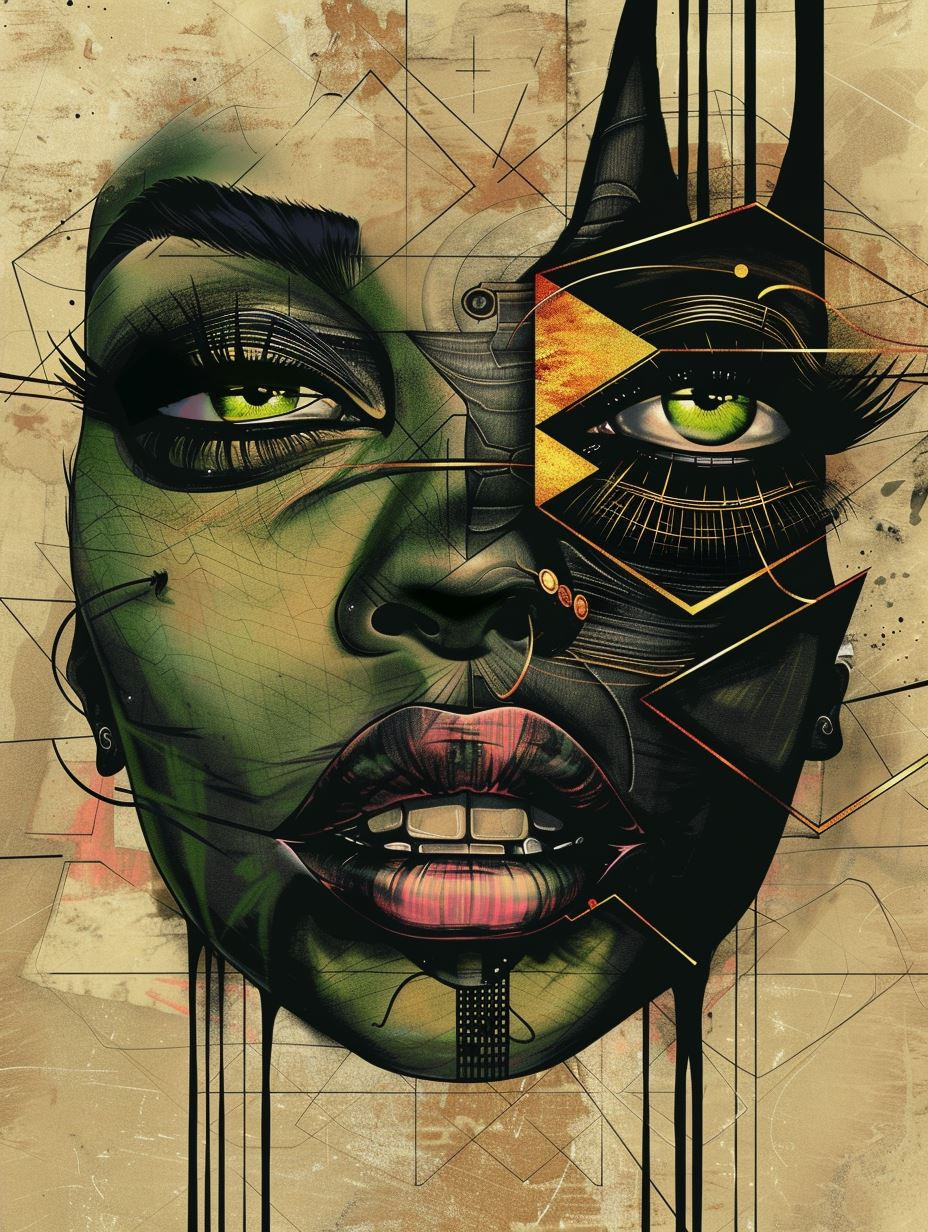 Fragmented Souls Surrealist Portraiture - Image 2