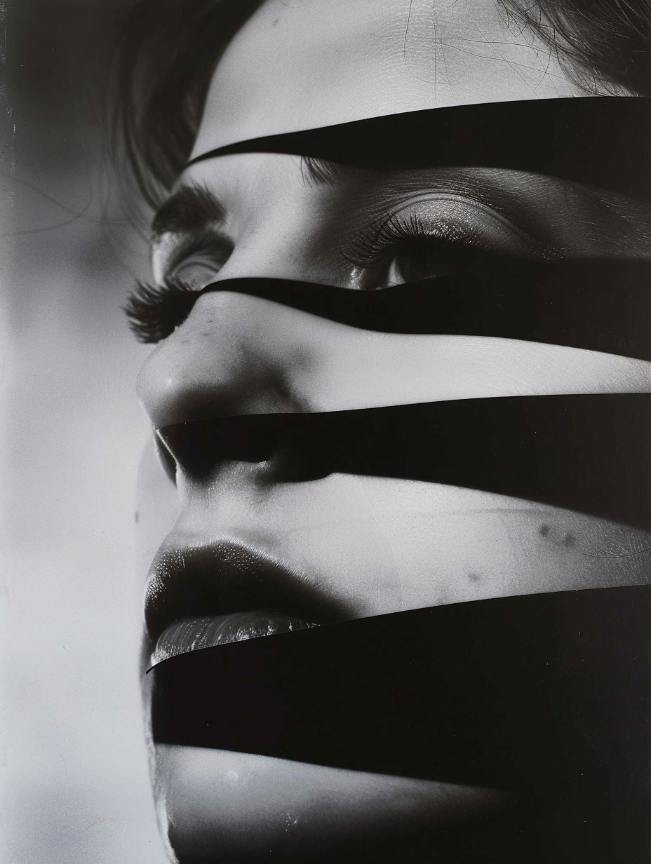 Noir Shadows and Fragmented Faces - Image 2