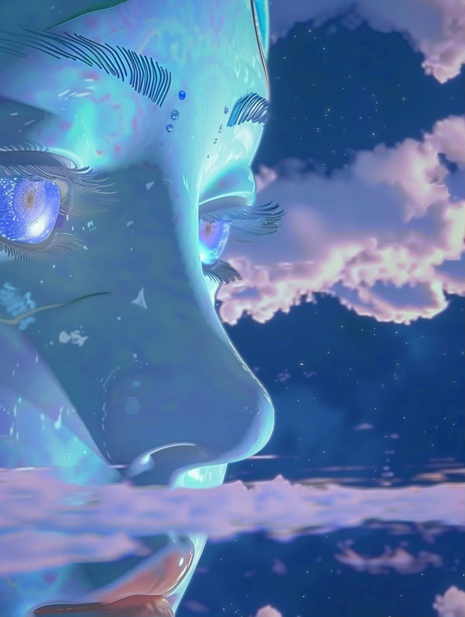 Celestial Ethereal Dreamscape Portrait