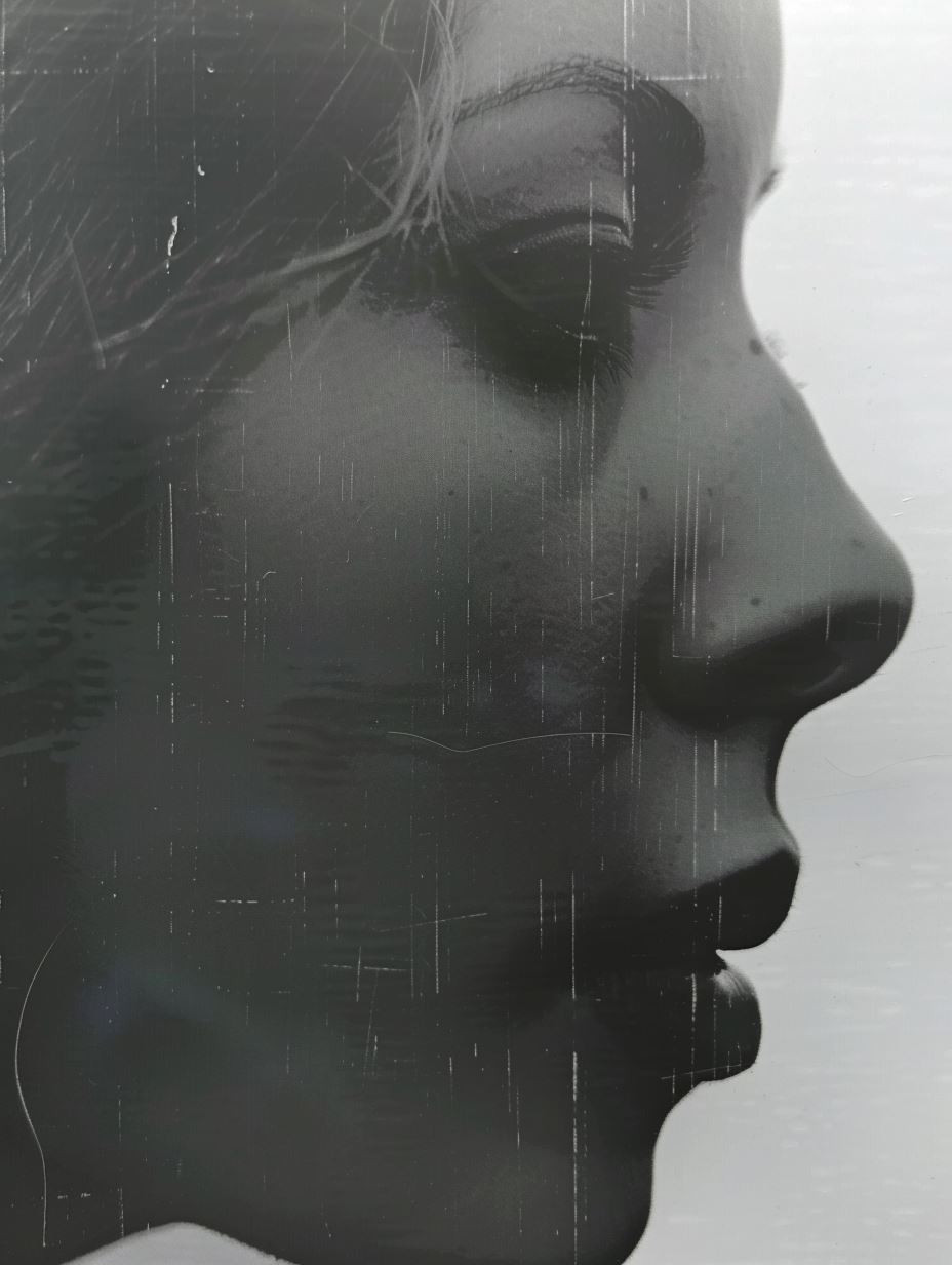 Noir Shadows Portrait Study - Image 2