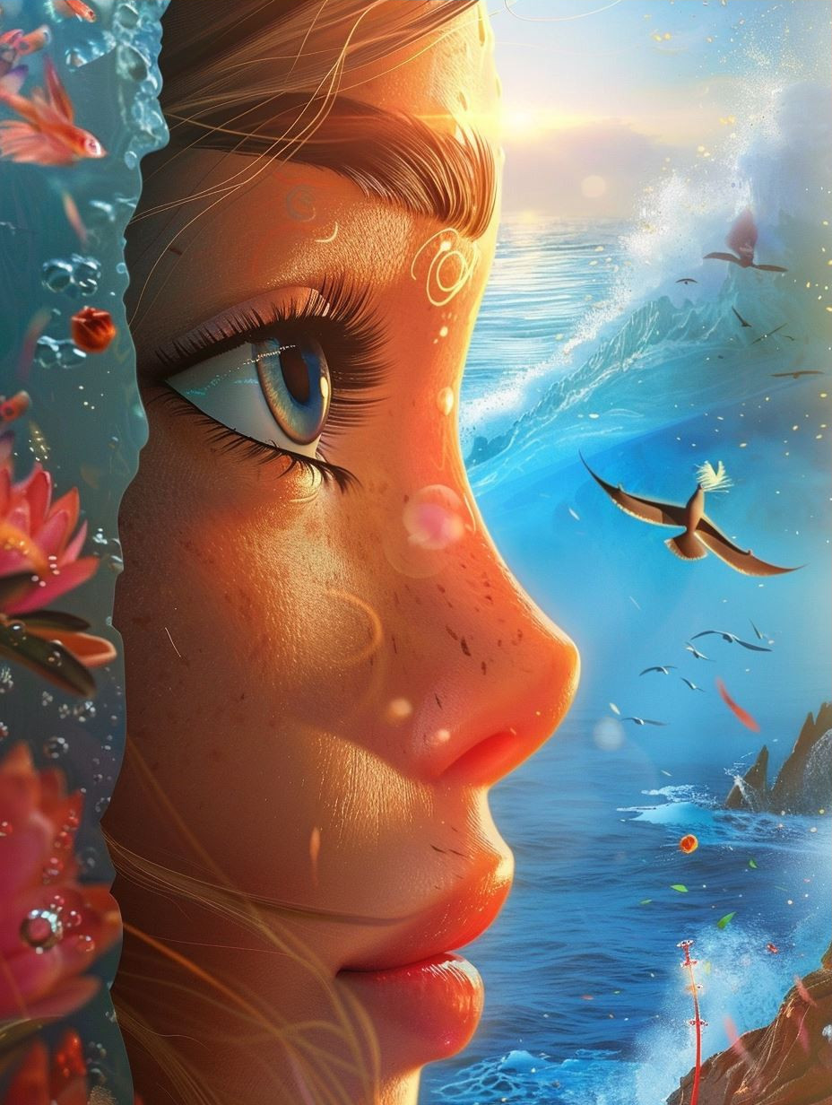 Ethereal Aquatic Dream Portraits - Image 3