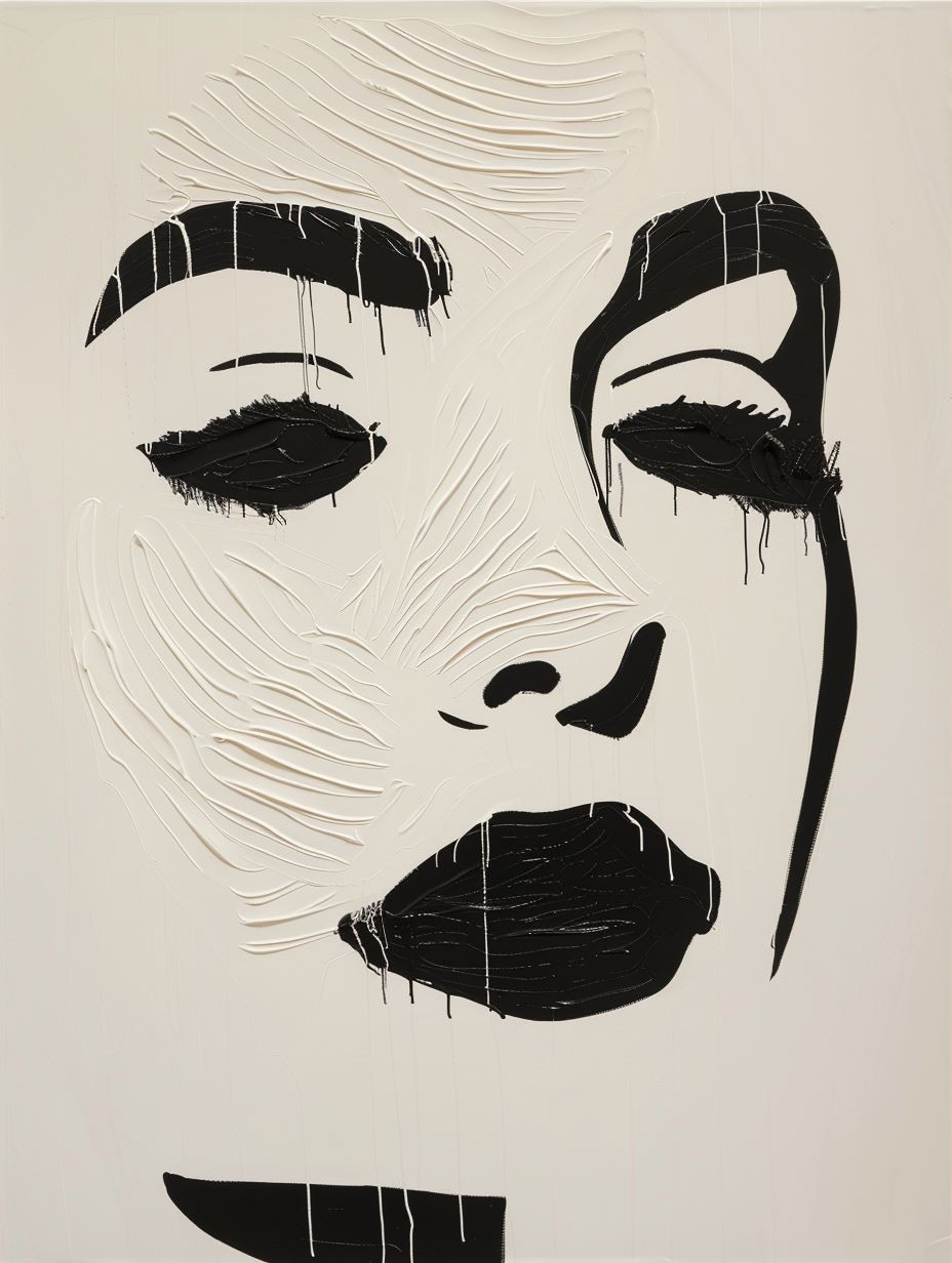 Minimalist Modern Portraiture Study - Image 1