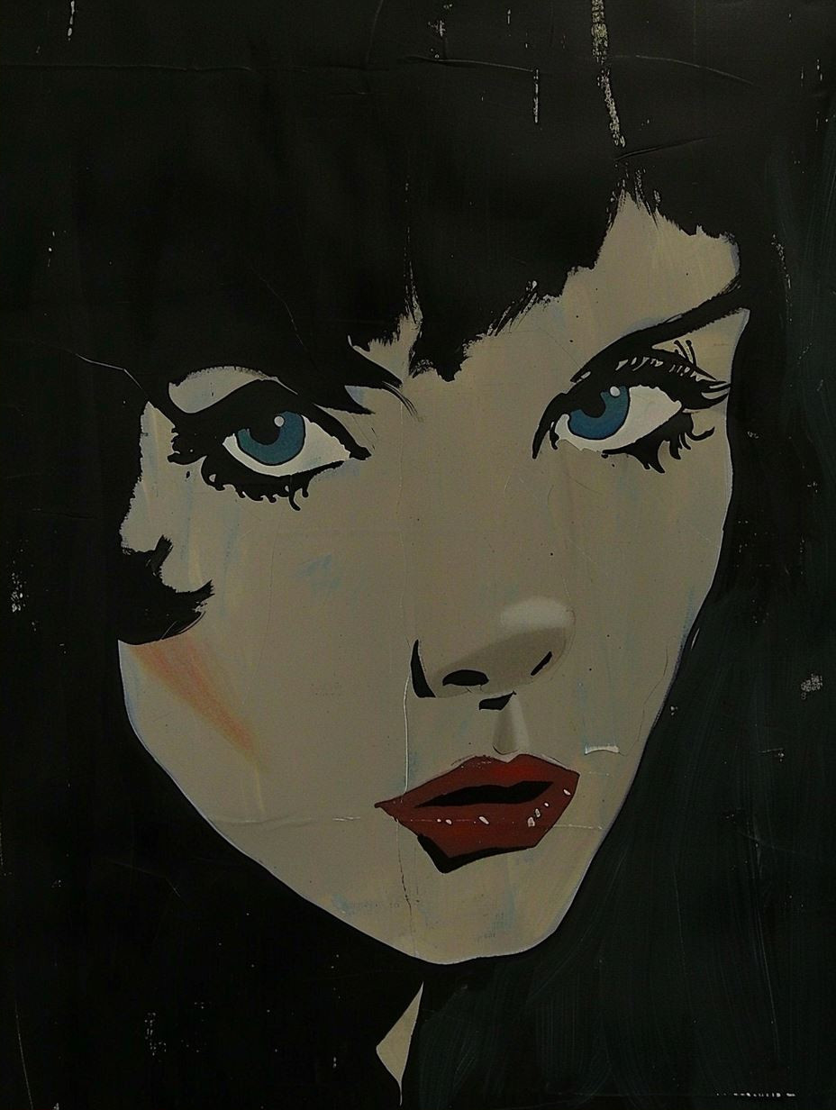 Angular Noir Portrait Study - Image 2