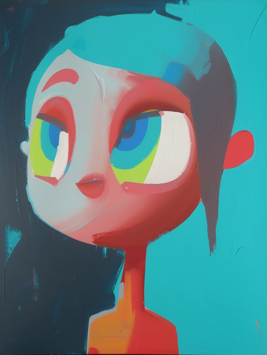 Ethereal Portraits of Neon Melancholy - Image 3