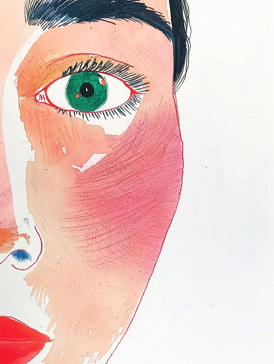 Soft Watercolor Portrait Studies - Image 4