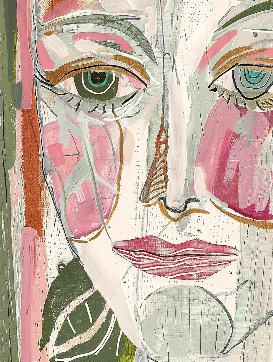 Faces of Emotion Abstract Portraiture - Image 3