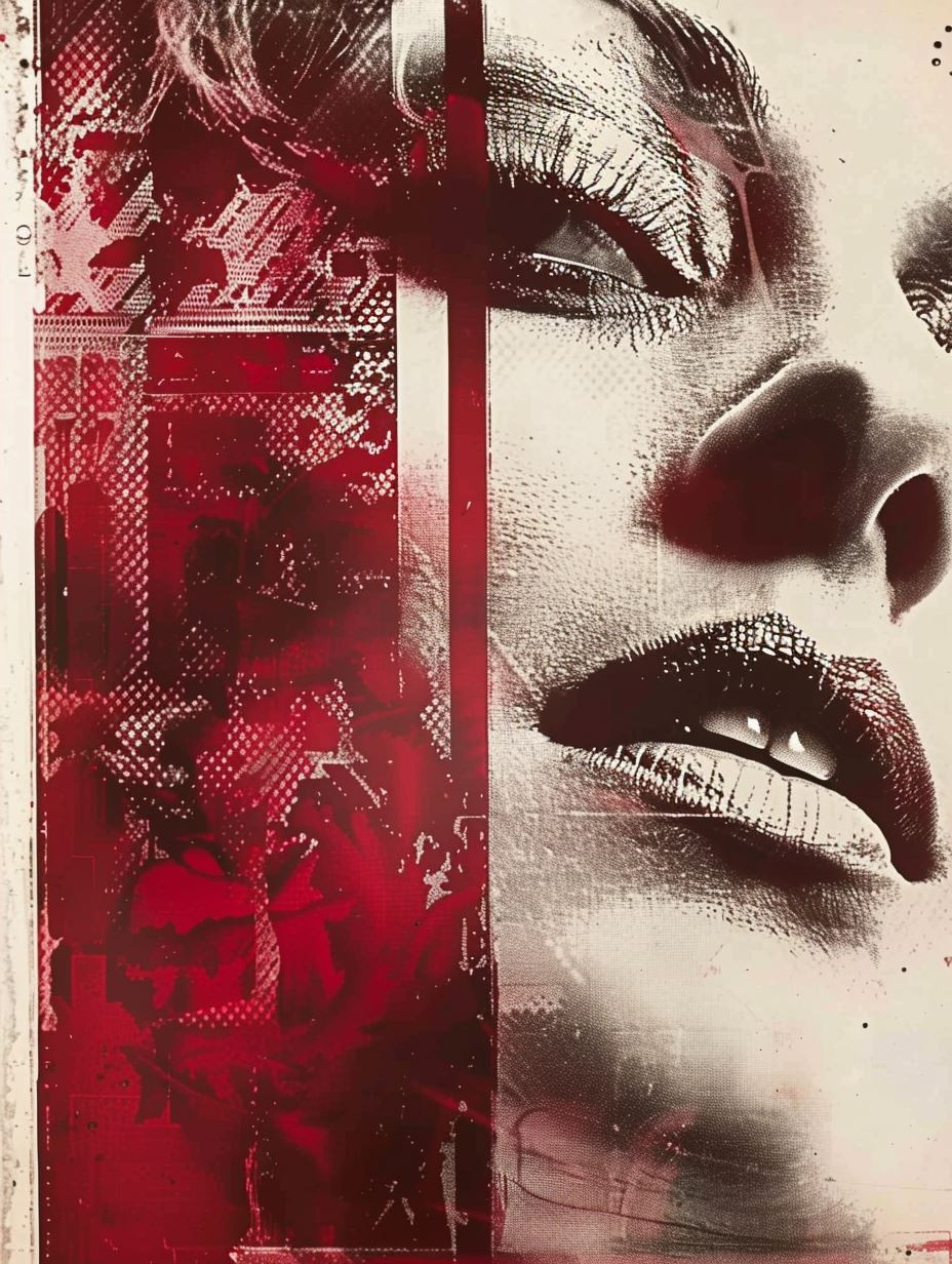 Crimson Noir Ethereal Portraits - Image 2