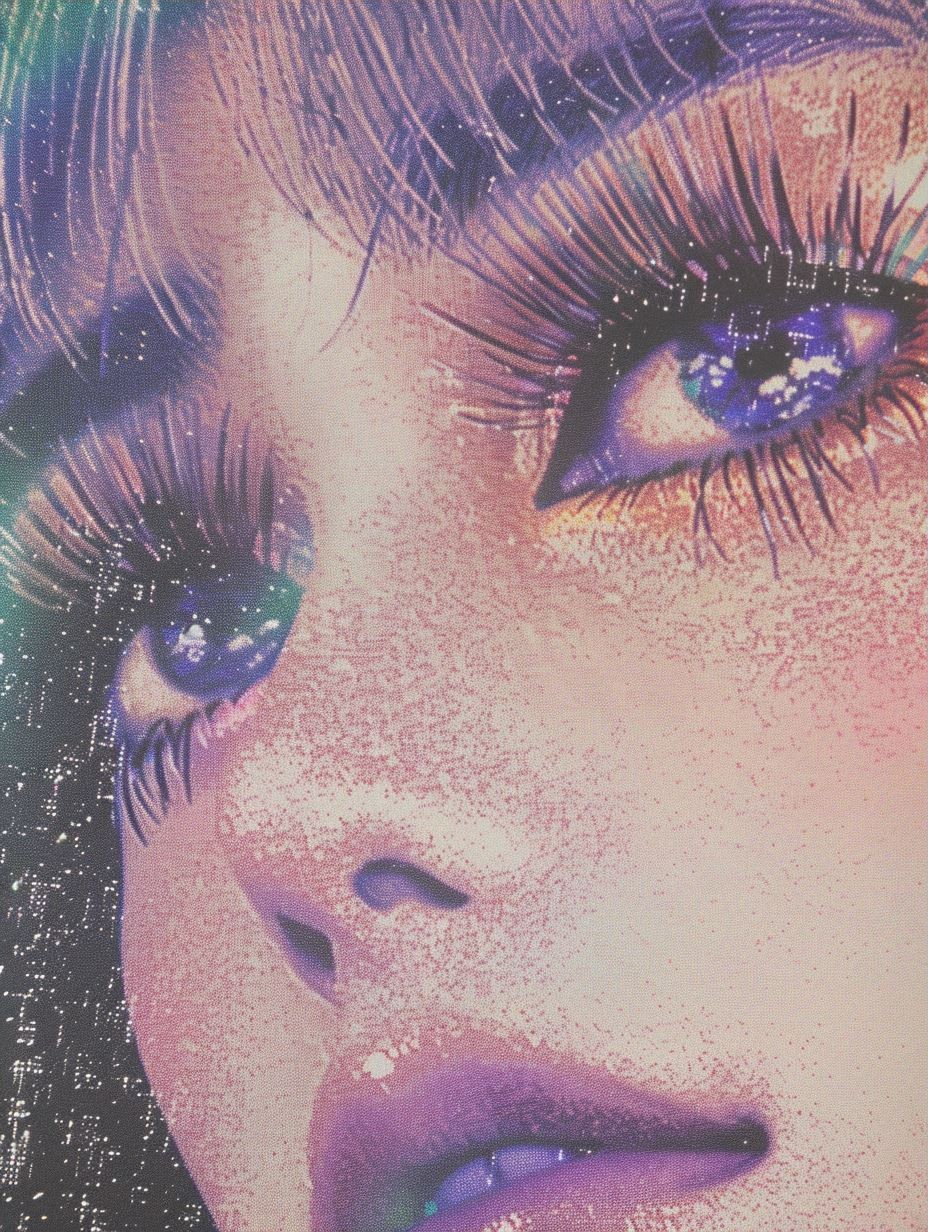 Celestial Glitter Dream Portrait - Image 3