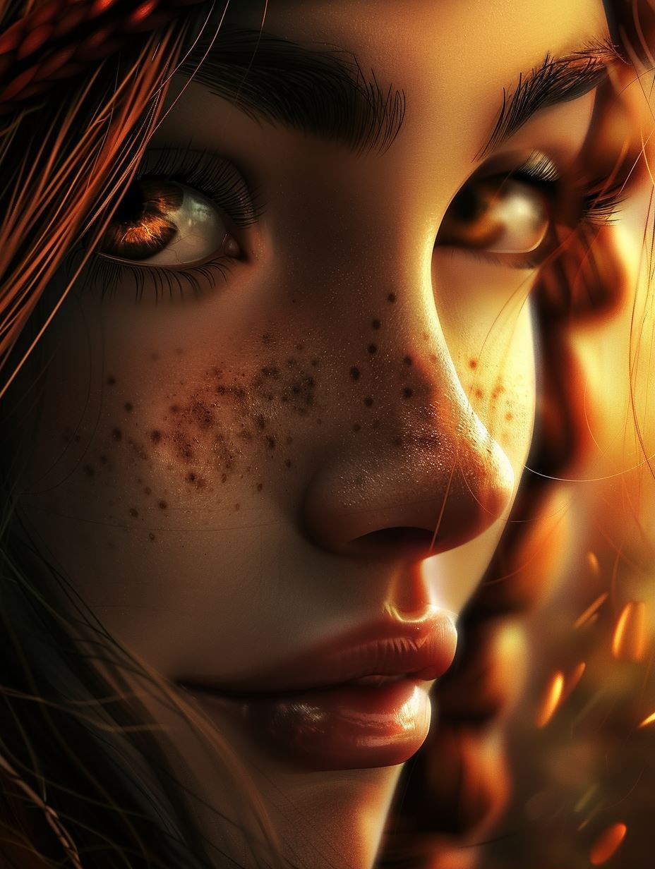 Golden Hour Freckles - Image 1