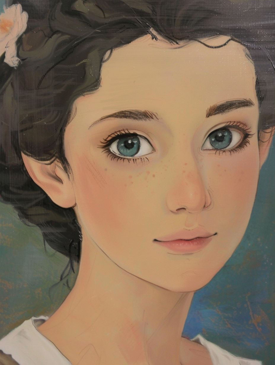 Evolution of an Artistic Portrait - Image 3
