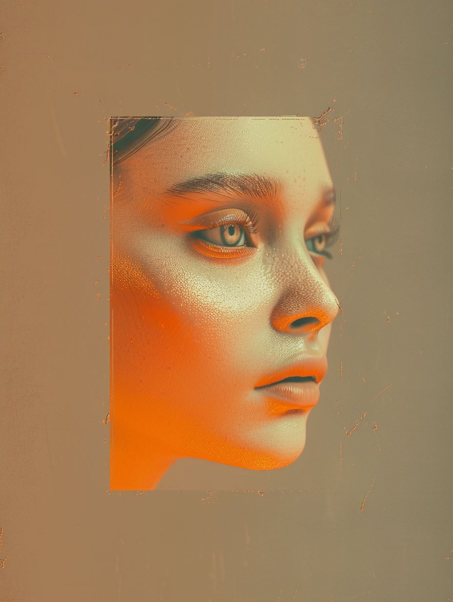 Ethereal Sculpted Faces in Light - Image 2
