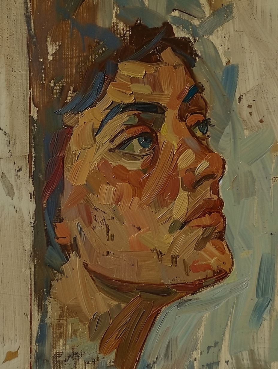 Expressive Oil Portrait Studies - Image 1
