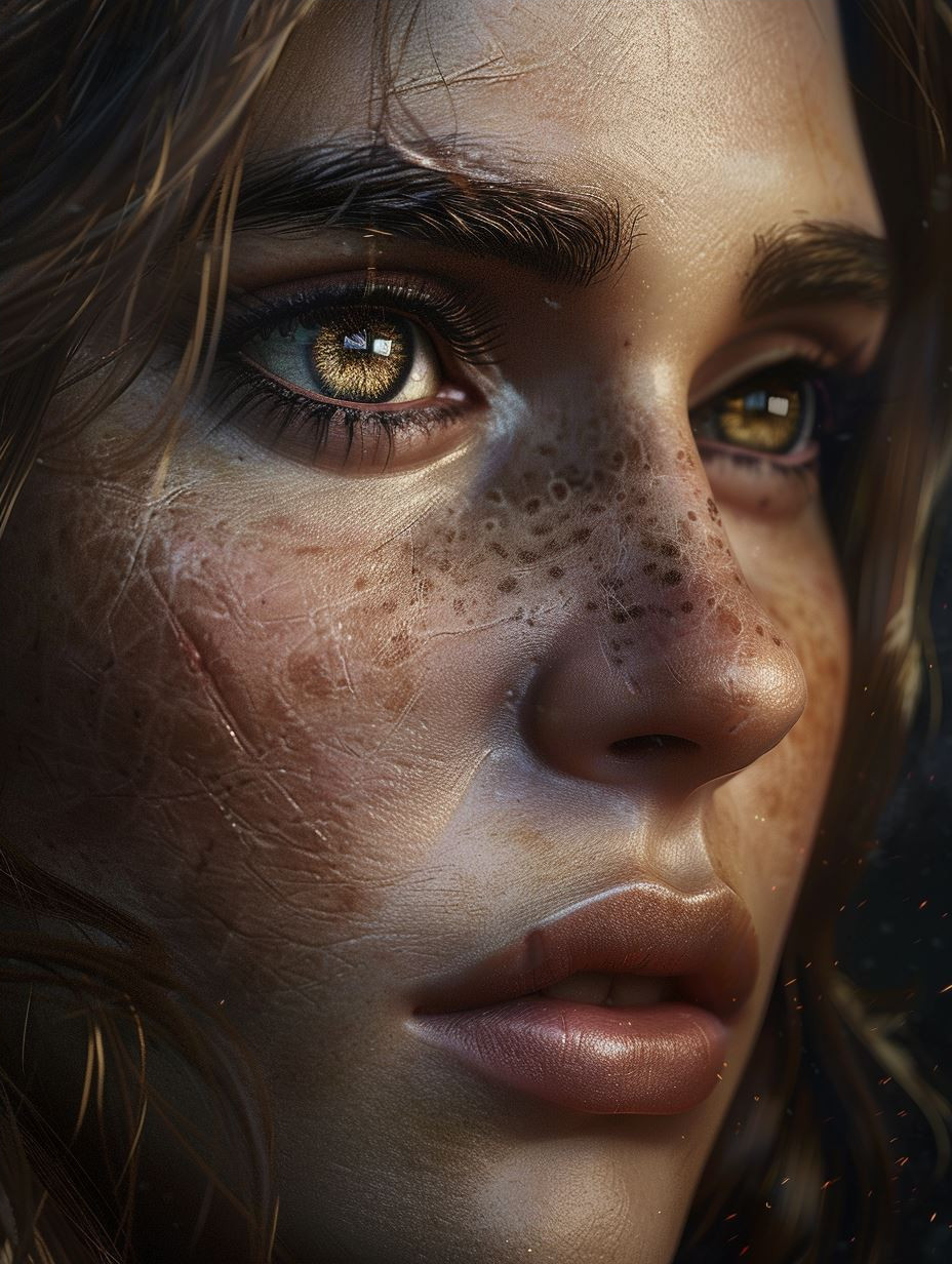 Ethereal Portrait of Ancient Grace - Image 4