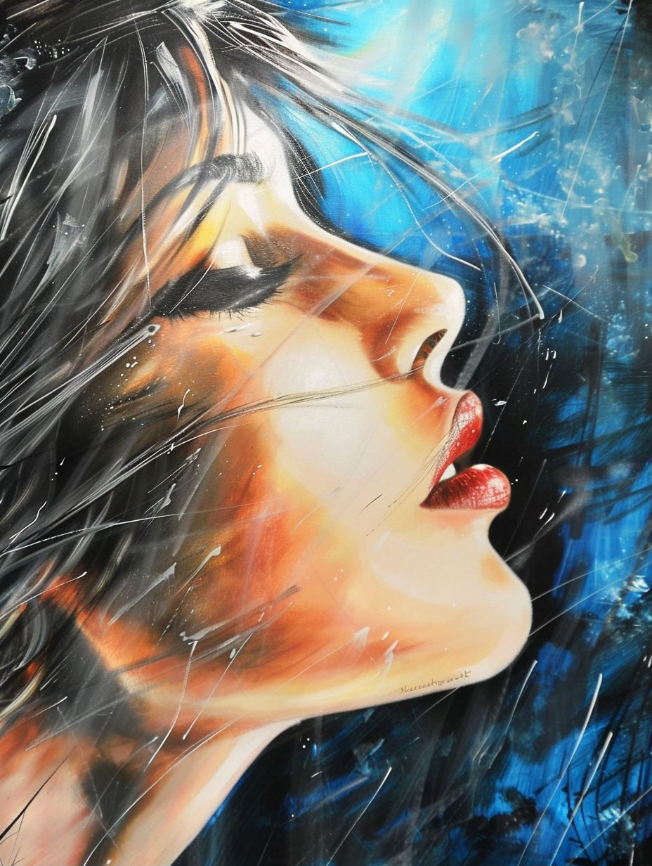 Ethereal Blue Dream Portraits - Image 1