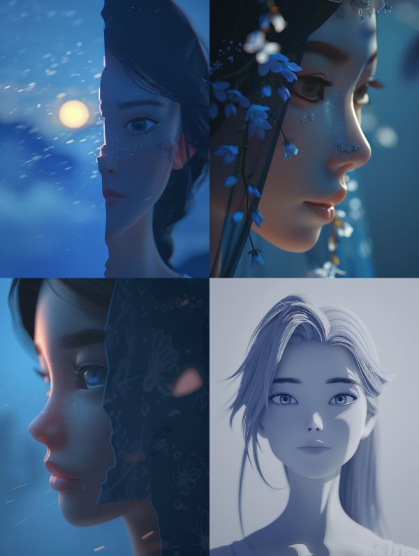 Ethereal Lunar Dream Portraits