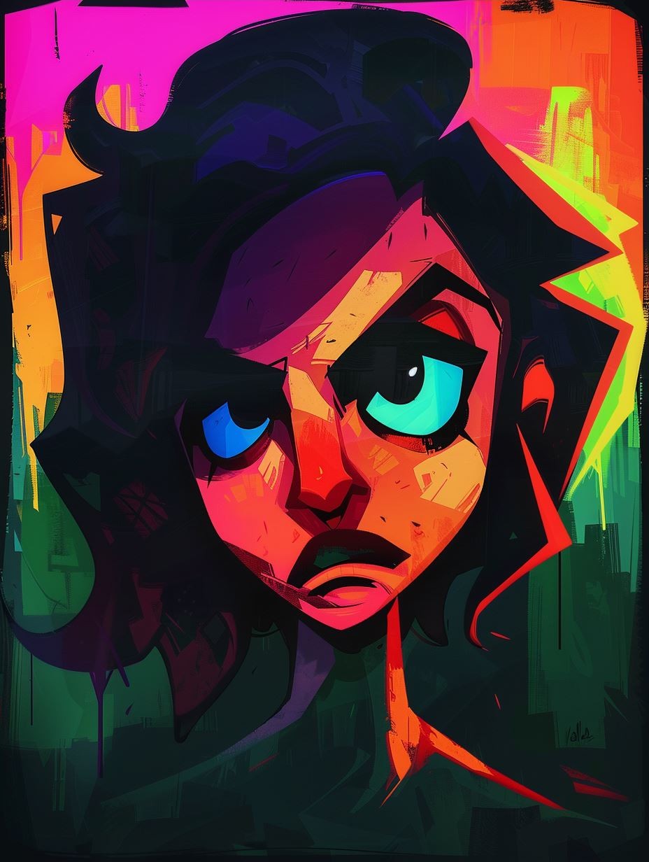Neon Soul Portrait - Image 4