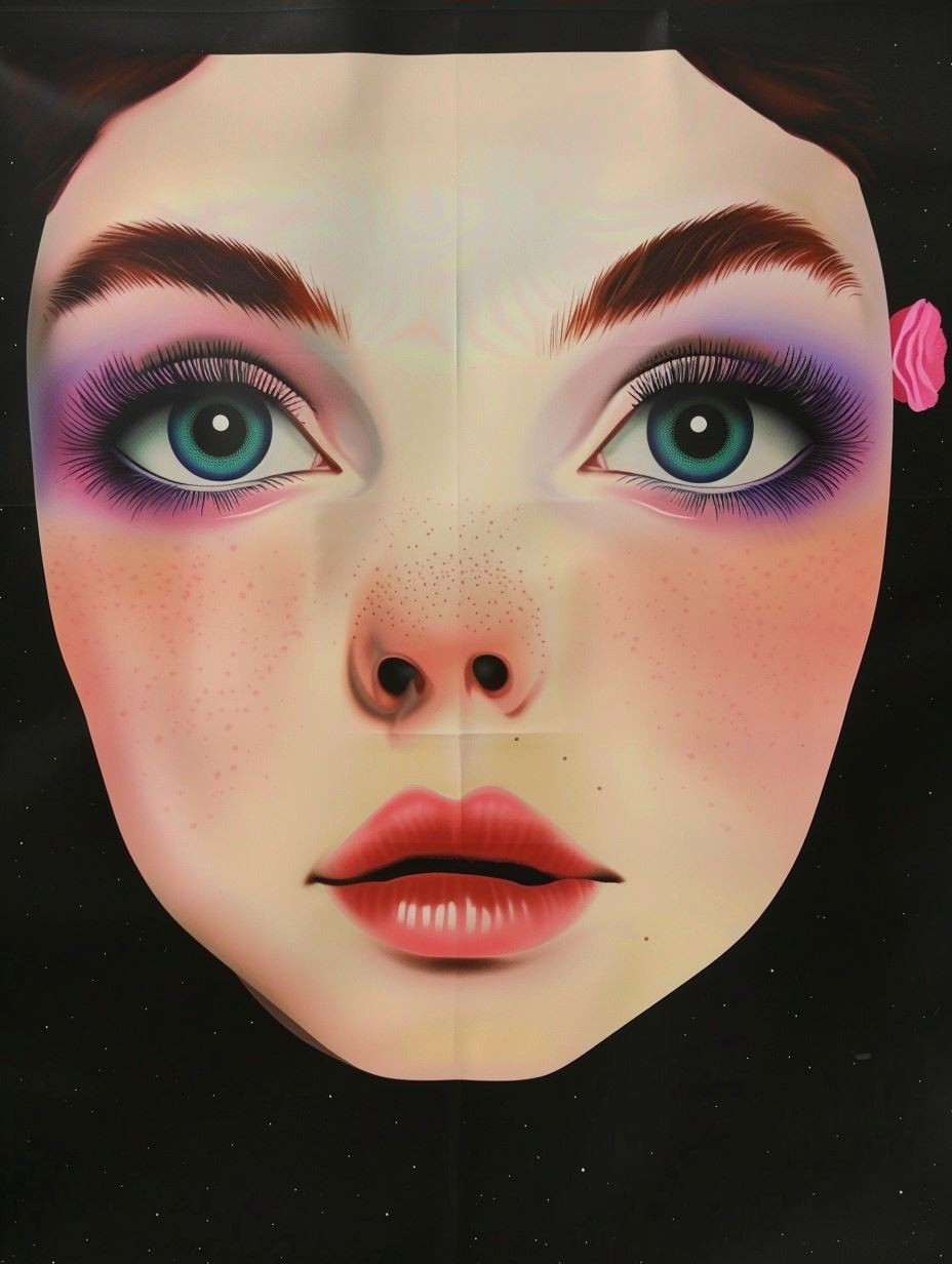 Prismatic Surrealist Portrait Study - Image 4