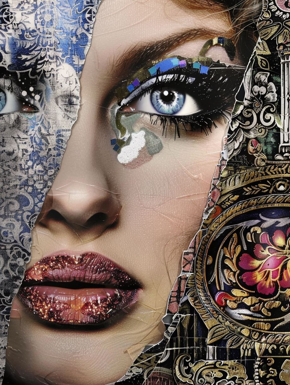 Surreal Fusion of Beauty and Art - Image 1