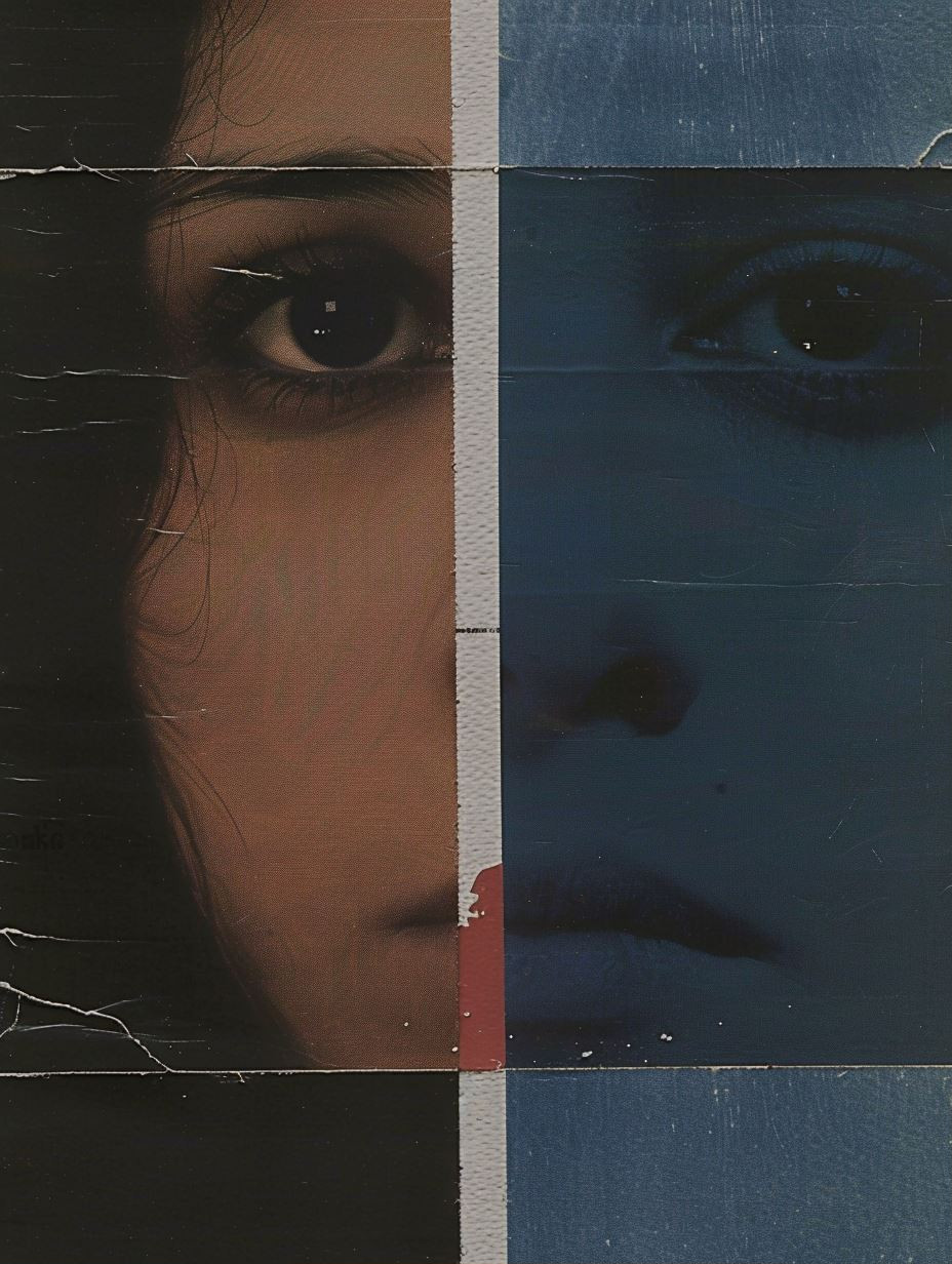 Fragmented Gaze of Dual Tones - Image 1