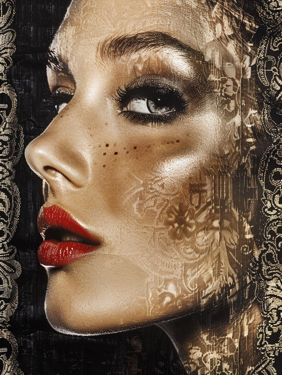 Ethereal Faces Through Liquid Glass - Image 3