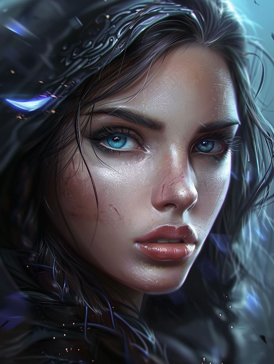 Ethereal Warrior in Shadow - Image 1