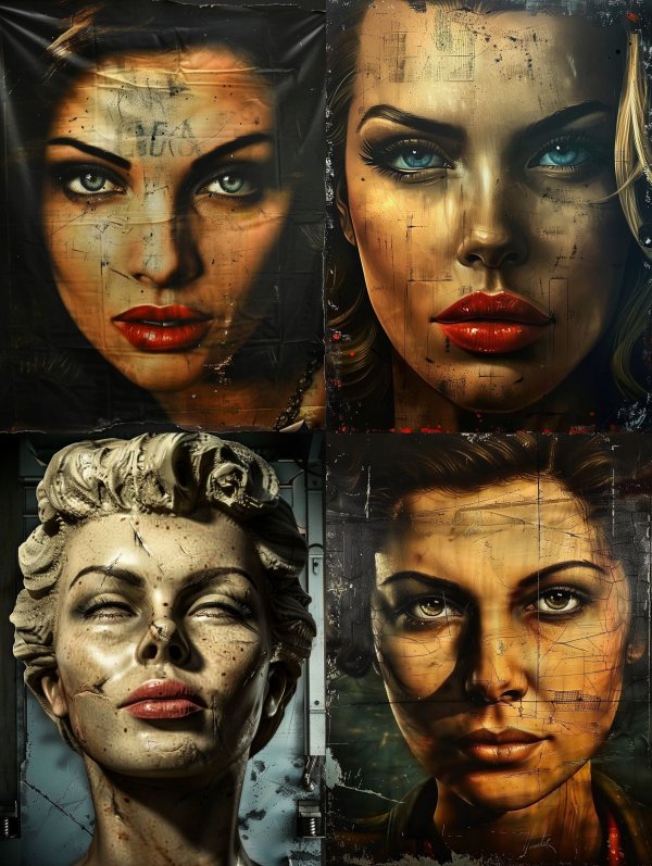 Fractured Beauty: A Study in Decay
