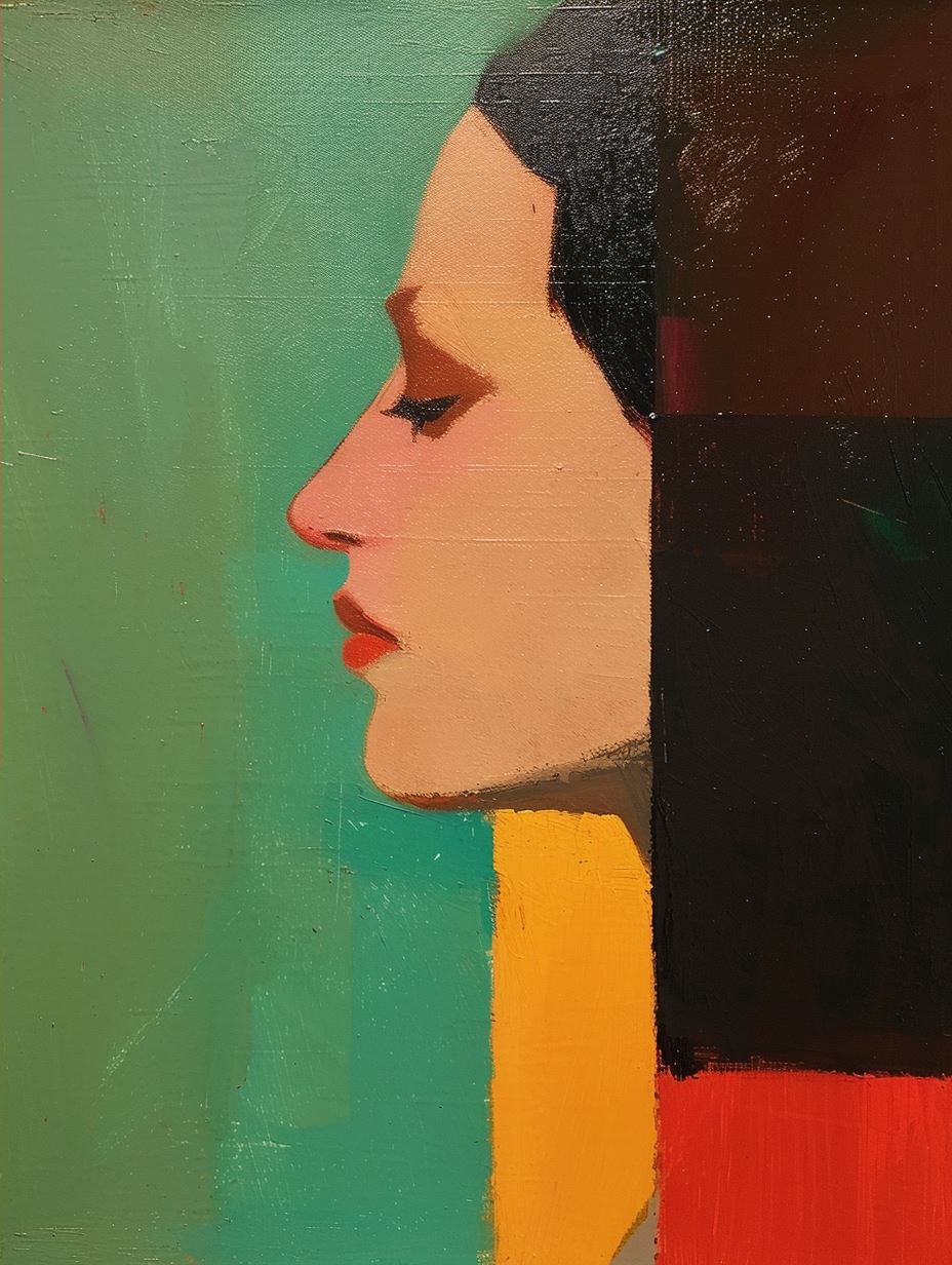 Fragmented Portraits in Bold Color - Image 2